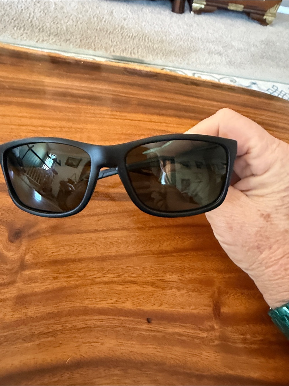 Eddie Bauer Matte Black Polarized Sunglasses